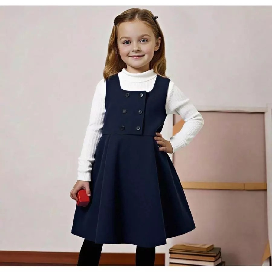 DALIA - DRESS ANAK PEREMPUAN KOREAN STYLE