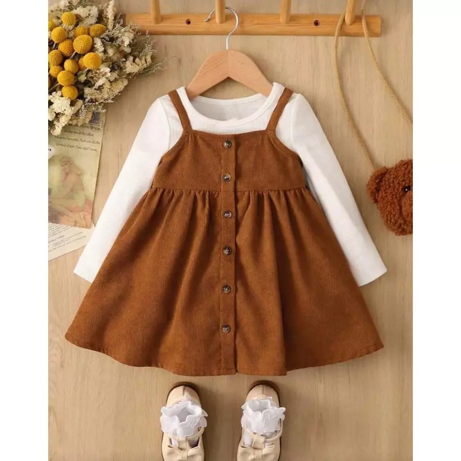 KAYA SET - SETELAN ANAK PEREMPUAN GAYA KOREA MODIS DAN MENARIK DENGAN BAHAN KAOS COMBED DAN SNOW WHITE